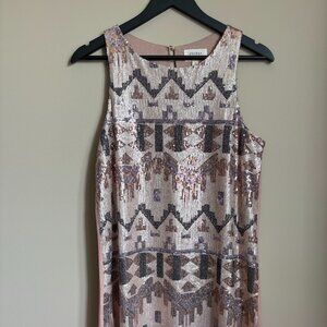 Sequinned Mini Dress